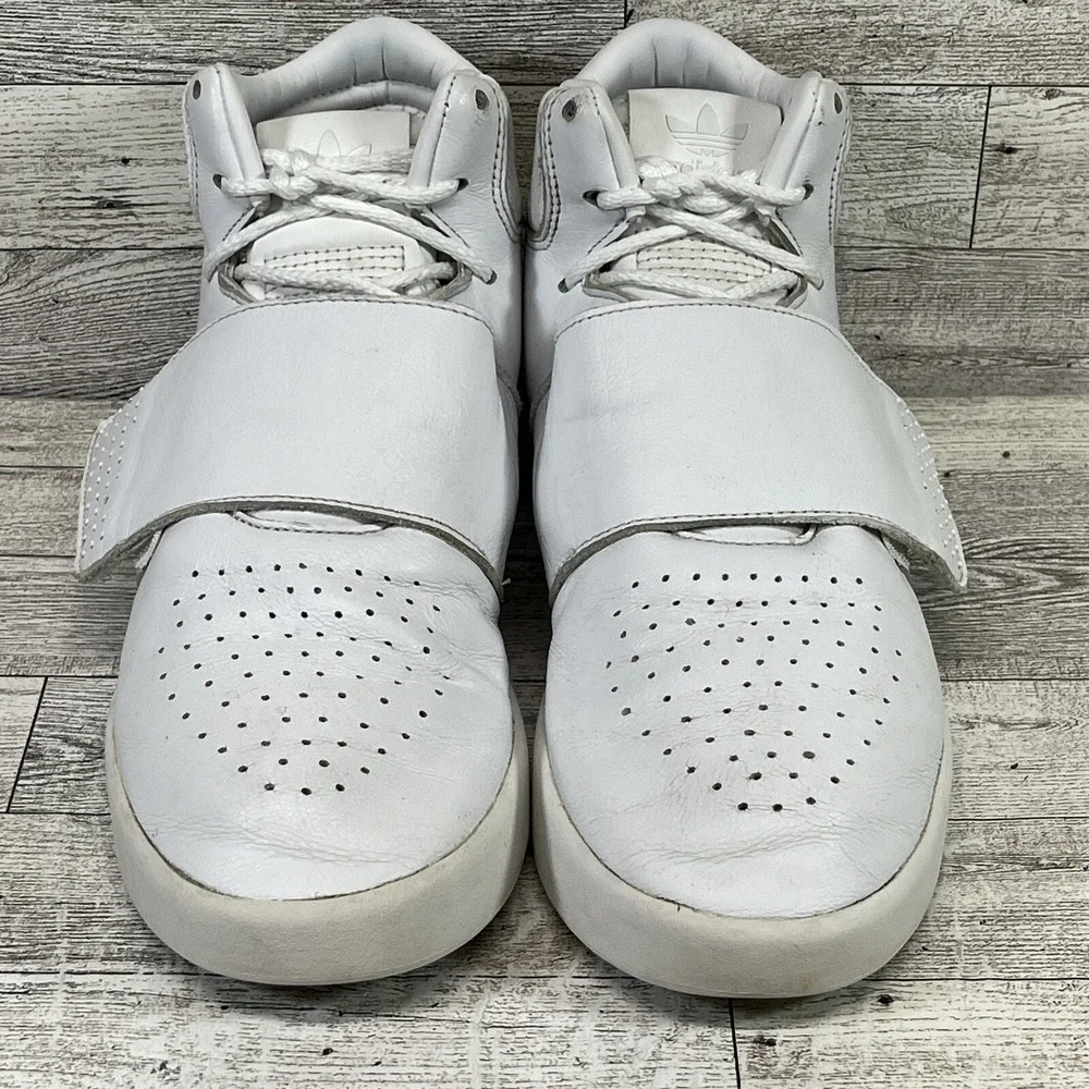 Adidas Tubular Invader White Basketball‎ Shoes BW0872 Men Size 7